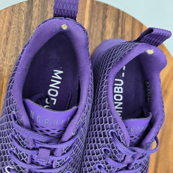 Nobull Mesh Runner Shoes Women's 7.5 Purple Training Lace Up Athletic Sneakers - Picture 7 of 10